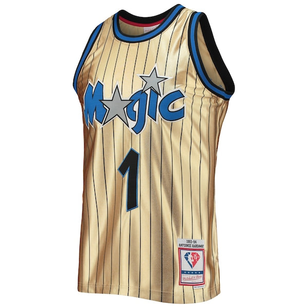 Penny Hardaway Orlando Magic 75th Anniversary 1993/94 Hardwood Classics Swingman Jersey - Gold