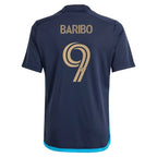 Tai Baribo Philadelphia Union adidas Youth 2024 The XV Kit Replica Player Jersey - Navy