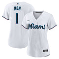 Miami Marlins Nike Women's #1 Mom Home Replica Jersey - White