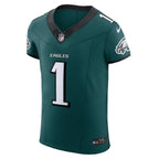 Jalen Hurts Philadelphia Eagles Nike Alternate Vapor F.U.S.E. Elite Jersey - Midnight Green/Black/Kelly Green