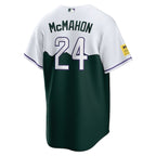 Ryan McMahon Colorado Rockies Nike City Connect Replica Player Jersey - White/Forest Green