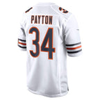 Walter Payton Chicago Bears Nike Retired Player Away Game Jersey - White/Navy/Orange