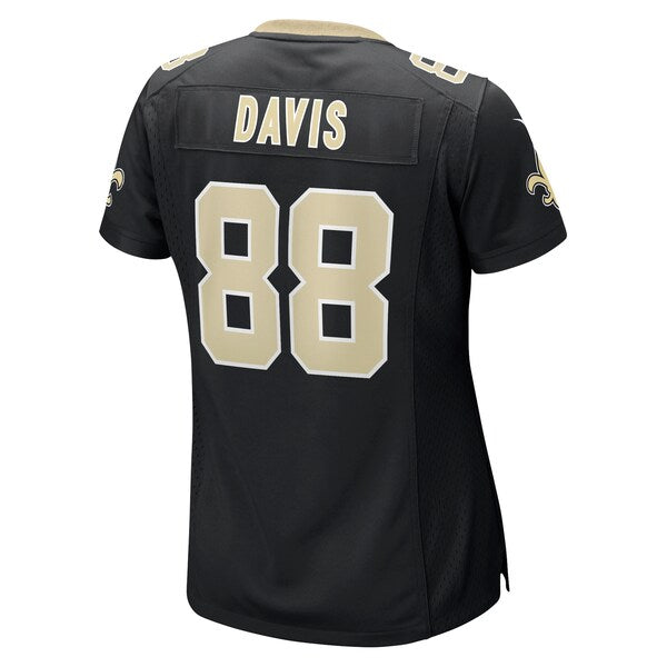 Shaquan Davis New Orleans Saints Nike Women's  Game Jersey - Black