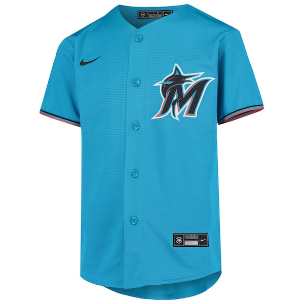 Miami Marlins Nike Youth Alternate Replica Team Jersey - Blue
