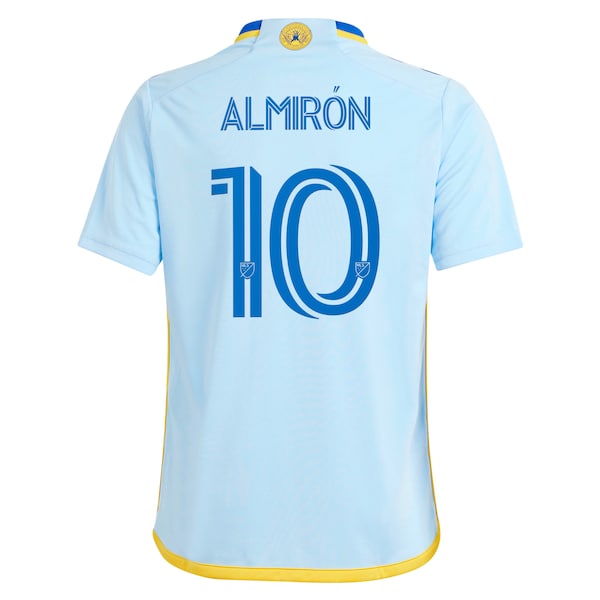 Miguel Almiron Atlanta United FC adidas Youth 2024 The Resurgens Kit Replica Player Jersey - Light Blue