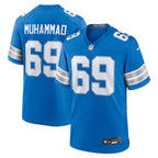 Al-Quadin Muhammad Detroit Lions Nike Team Game Jersey -  Blue