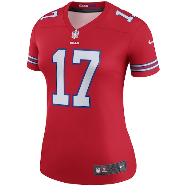 Josh Allen Buffalo Bills Nike Women's Color Rush Legend Player Jersey - Red