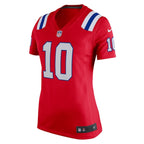Mac Jones New England Patriots Nike Women's Game Alternate Jersey - Red