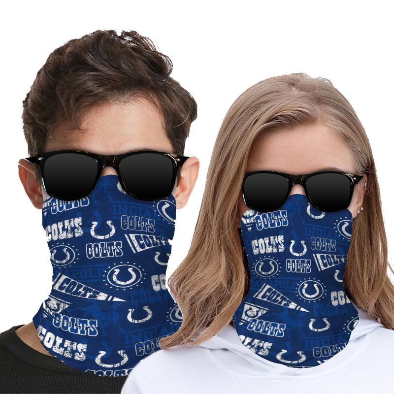 INDIANAPOLIS COLTS FACE MASK BANDANAS