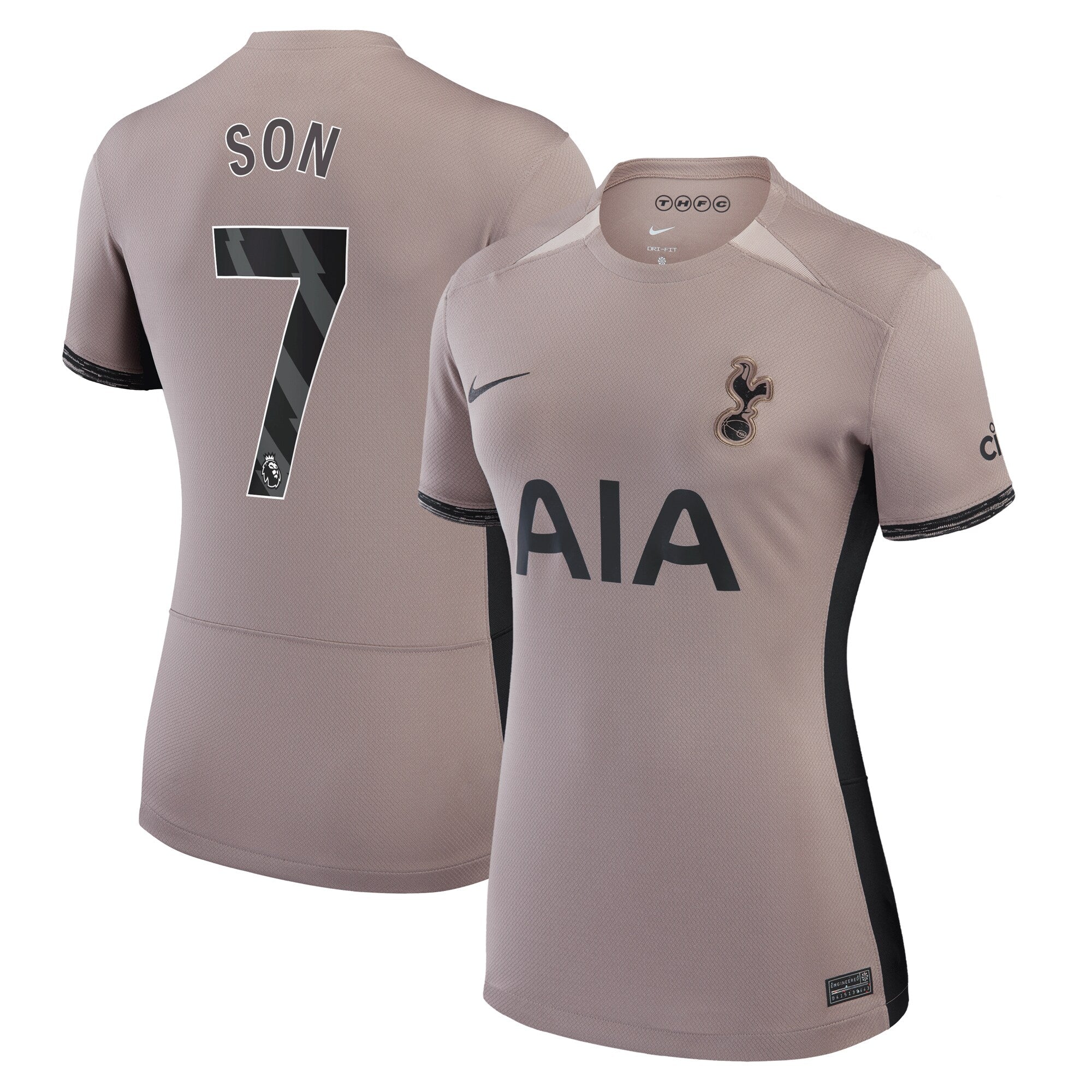 Son Heung-min Tottenham Hotspur Nike Women's Home 2023/24 Replica Player Jersey - White/Navy/Tan