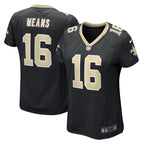 Bub Means New Orleans Saints Nike Women's  Game Jersey -  Black