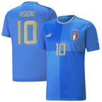 Lorenzo Insigne Italy National Team Puma 2022/23 Home Replica Player Jersey - Blue
