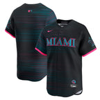Miami Marlins Nike 2025 City Connect Limited Jersey - Black