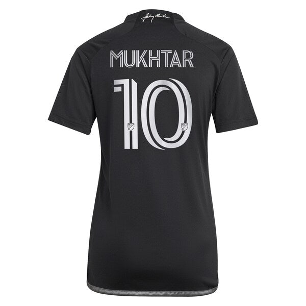 Hany Mukhtar Nashville SC adidas Women's 2024 Man In Black Kit Replica Player Jersey - Black