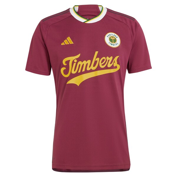 Portland Timbers adidas 2024 Archive Replica Jersey - Red