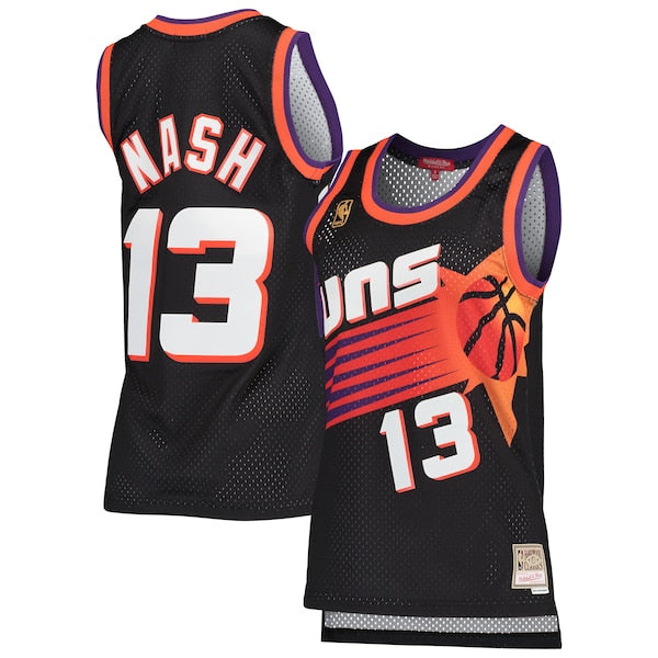 Steve Nash Phoenix Suns Women's  Hardwood Classics Swingman Jersey - Black