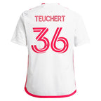 Cedric Teuchert St. Louis City SC adidas Youth 2024 The Confluence Kit Replica Player Jersey - White