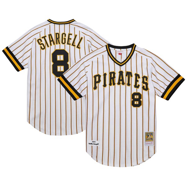 Willie Stargell Pittsburgh Pirates Cooperstown Collection 1979 Authentic Jersey - White