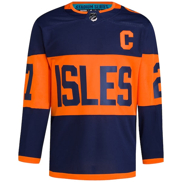 Anders Lee New York Islanders adidas 2024 NHL Stadium Series Primegreen Authentic Player Jersey – Navy