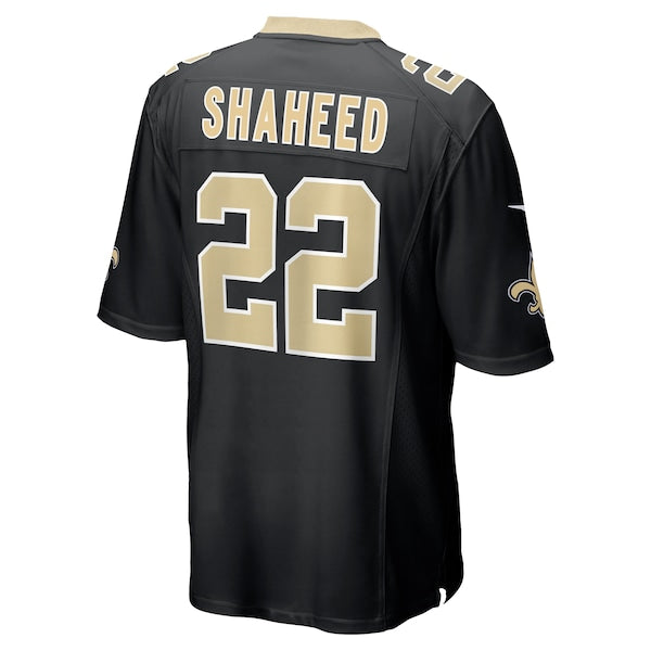 Rashid Shaheed New Orleans Saints Nike Team Game Jersey -  Black/White