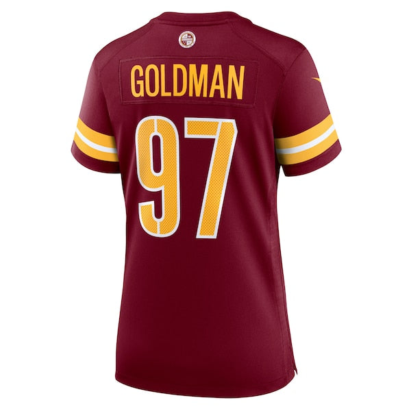 Eddie Goldman Washington Commanders Nike Women's Team Game Jersey -  Burgundy