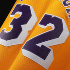 Magic Johnson Los Angeles Lakers 1984/85 Hardwood Classics Swingman Jersey - Gold/Purple
