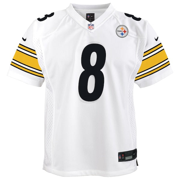 Aaron Rodgers Pittsburgh Steelers Nike Youth  Game Jersey – White/Black