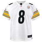 Aaron Rodgers Pittsburgh Steelers Nike Youth  Game Jersey – White/Black