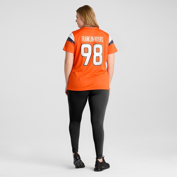 John Franklin-Myers Denver Broncos Nike Women's Team Game Jersey -  Orange