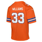 Javonte Williams Denver Broncos Nike Youth Mile High Collection 1977 Throwback Game Jersey - Orange