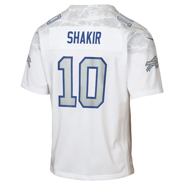 Khalil Shakir Buffalo Bills Nike Youth 2025 Rivalries Collection Game Jersey - White