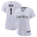 Colorado Rockies Nike Women's #1 Mom Home Replica Jersey - White