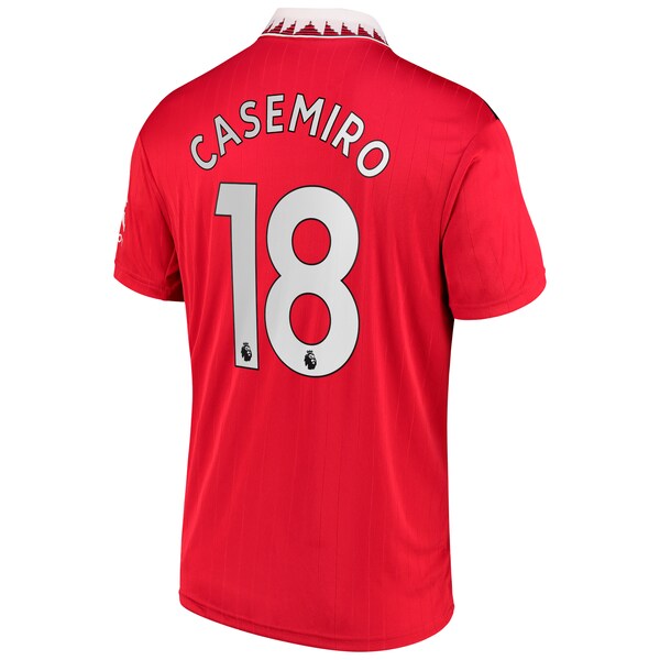 Carlos Casemiro Manchester United adidas 2022/23 Home Replica Player Jersey - Red