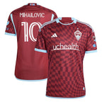 Djordje Mihailovic Colorado Rapids adidas 2024 One Flag Kit Authentic Player Jersey - Burgundy