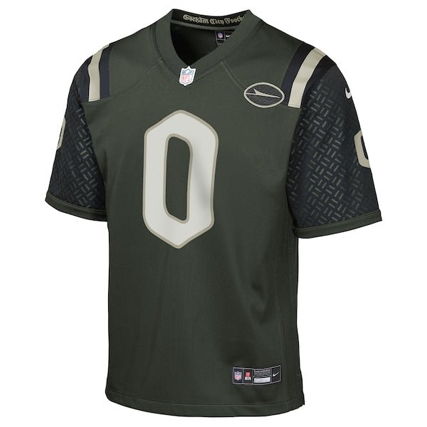 Braelon Allen New York Jets Nike Youth 2025 Rivalries Collection Game Jersey - Gotham Green
