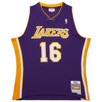 Pau Gasol Los Angeles Lakers  2009/10 Hardwood Classics Swingman Jersey - Purple