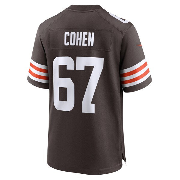 Javion Cohen Cleveland Browns Nike Team Game Jersey -  Brown