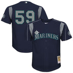 Felix Hernandez Seattle Mariners  Preschool Cooperstown Collection Batting Practice Jersey - Navy