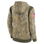 Indianapolis Colts Nike Salute To Service Therma Performance Pullover Hoodie - Camo