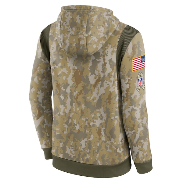 Indianapolis Colts Nike Salute To Service Therma Performance Pullover Hoodie - Camo