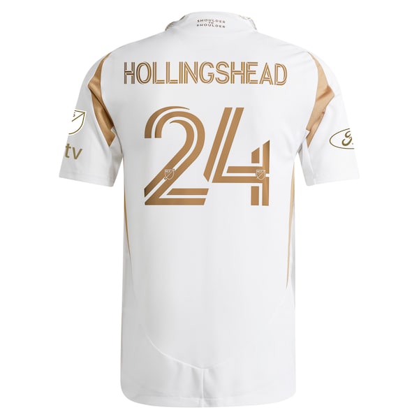 Ryan Hollingshead LAFC adidas 2025 Secondary Authentic Player Jersey - White