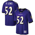 Ray Lewis Baltimore Ravens Big & Tall 2000 Retired Player Replica Jersey - Purple