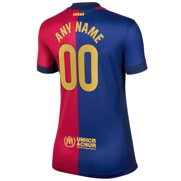 Barcelona Nike Women's 2024/25 Home Replica Custom Jersey - Royal