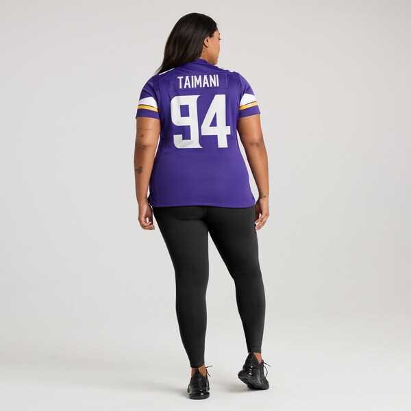 Taki Taimani Minnesota Vikings Nike Women's  Game Jersey -  Purple