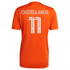Valentin Castellanos New York City FC adidas 2022 The Volt Kit Replica Player Jersey - Orange