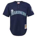 Ichiro Suzuki Seattle Mariners  Youth Cooperstown Collection Mesh Batting Practice Jersey - Navy