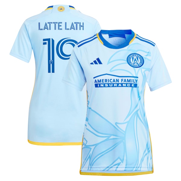 Emmanuel Latte Lath Atlanta United FC adidas Women's 2024 The Resurgens Kit Replica Player Jersey - Light Blue