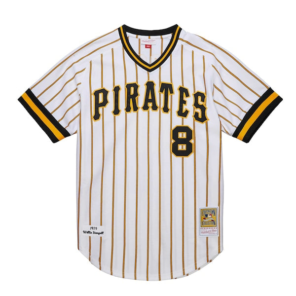 Willie Stargell Pittsburgh Pirates Cooperstown Collection 1979 Authentic Jersey - White