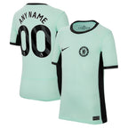 Chelsea Nike Youth 2023/24 Third Stadium Replica Custom Jersey - Mint