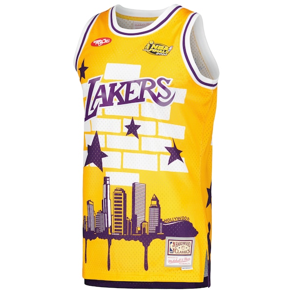 Los Angeles Lakers x Tats Cru Hardwood Classics Fashion Jersey - Gold